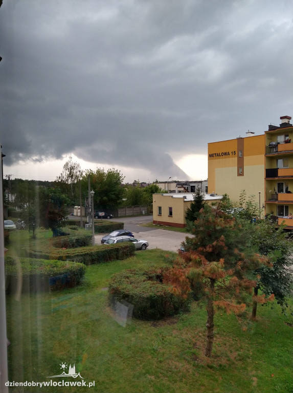 Wielka ulewa we Włocławku