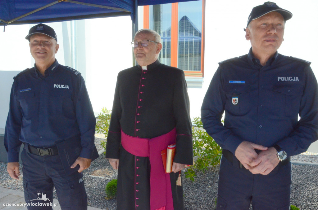 Uroczyste otwarcie posterunku policji w Brześciu Kuj.