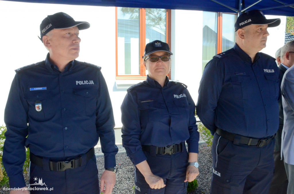 Uroczyste otwarcie posterunku policji w Brześciu Kuj.