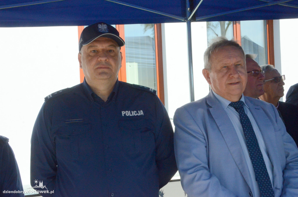 Uroczyste otwarcie posterunku policji w Brześciu Kuj.