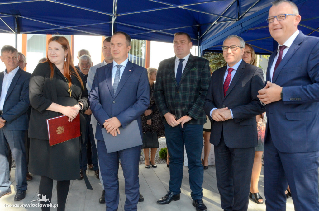 Uroczyste otwarcie posterunku policji w Brześciu Kuj.