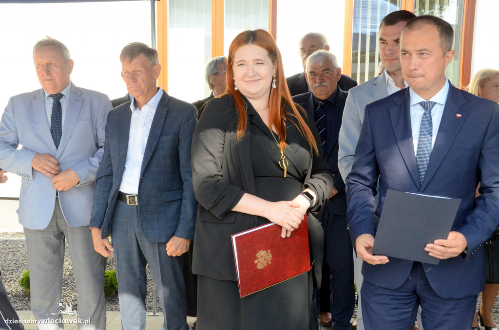 Uroczyste otwarcie posterunku policji w Brześciu Kuj.