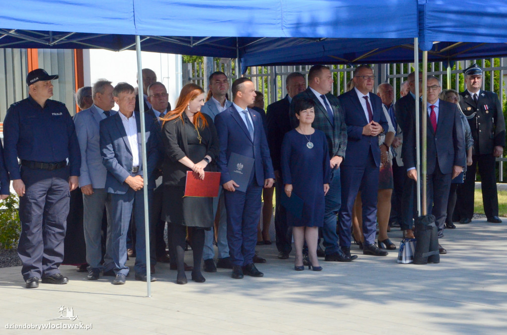 Uroczyste otwarcie posterunku policji w Brześciu Kuj.