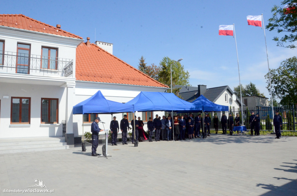 Uroczyste otwarcie posterunku policji w Brześciu Kuj.