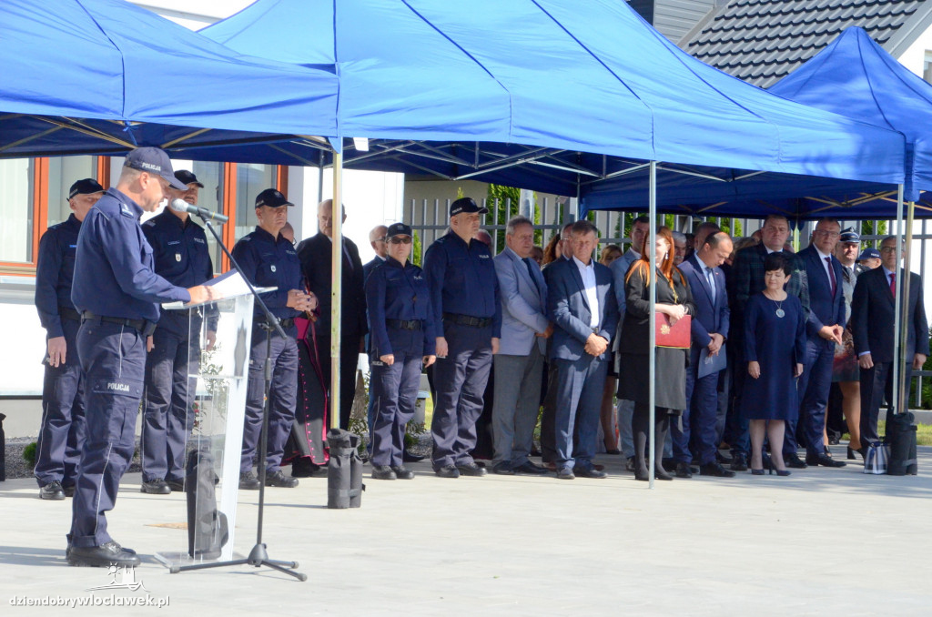 Uroczyste otwarcie posterunku policji w Brześciu Kuj.