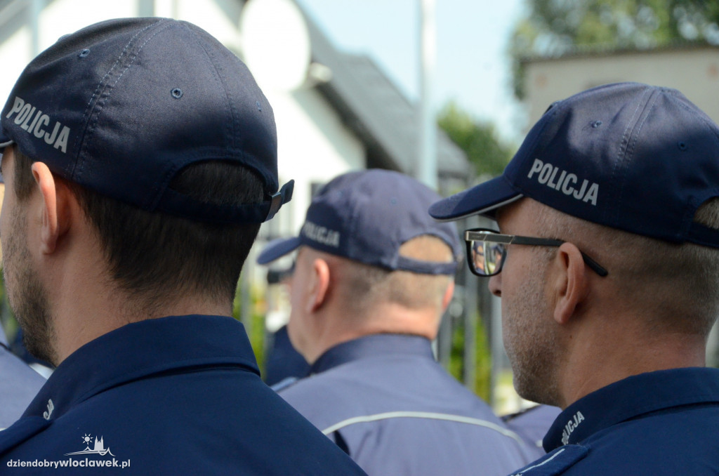 Uroczyste otwarcie posterunku policji w Brześciu Kuj.