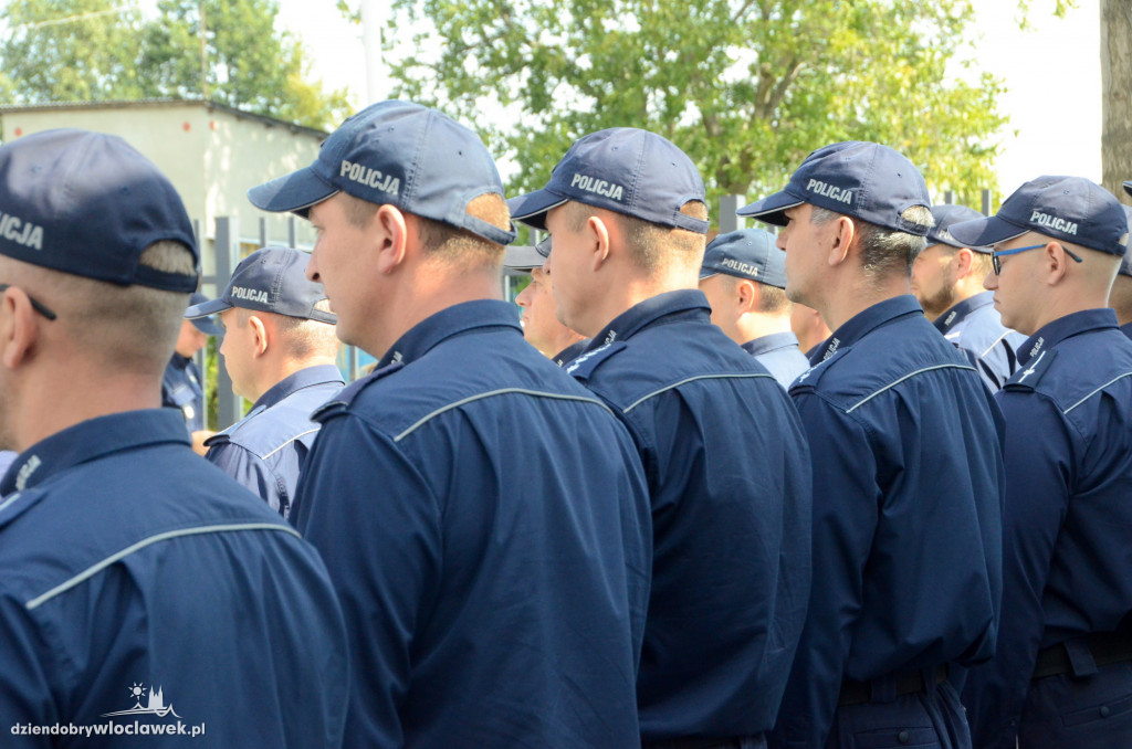 Uroczyste otwarcie posterunku policji w Brześciu Kuj.