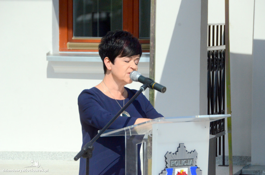 Uroczyste otwarcie posterunku policji w Brześciu Kuj.