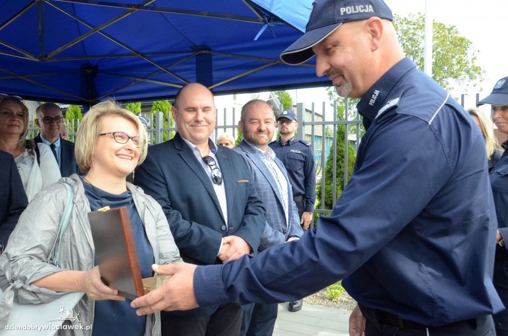 Uroczyste otwarcie posterunku policji w Brześciu Kuj.