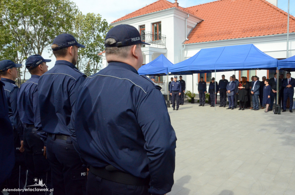 Uroczyste otwarcie posterunku policji w Brześciu Kuj.