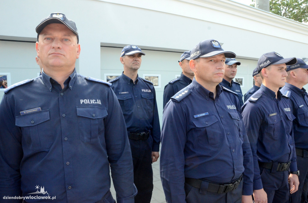 Uroczyste otwarcie posterunku policji w Brześciu Kuj.