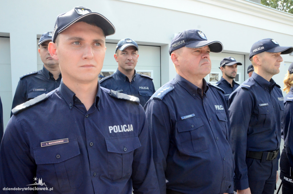Uroczyste otwarcie posterunku policji w Brześciu Kuj.