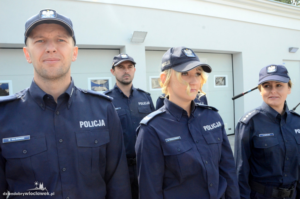 Uroczyste otwarcie posterunku policji w Brześciu Kuj.