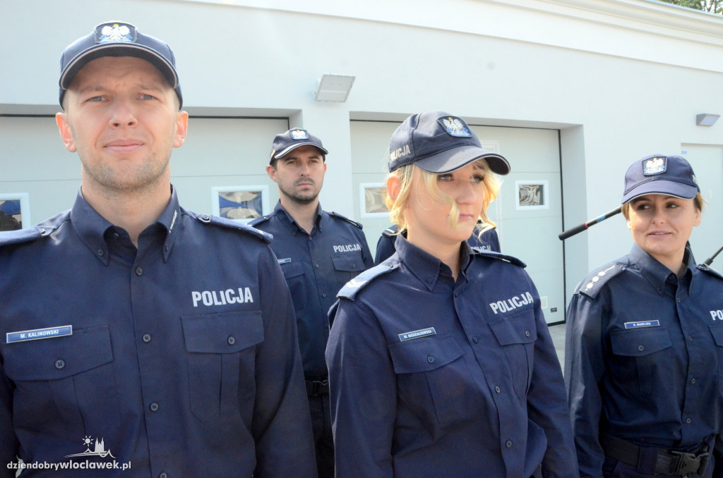 Uroczyste otwarcie posterunku policji w Brześciu Kuj.