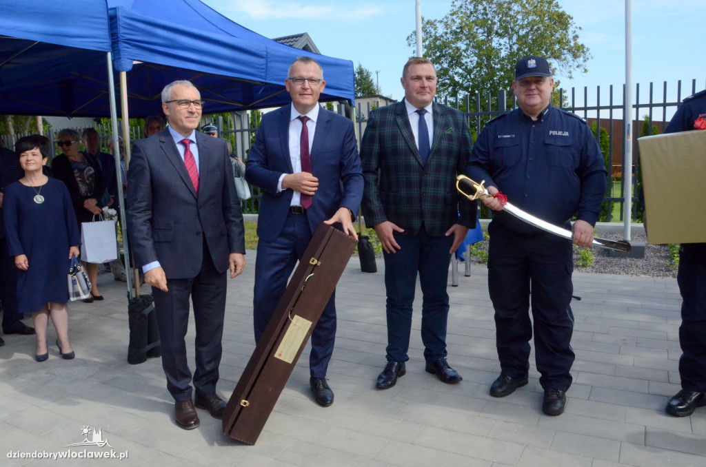 Uroczyste otwarcie posterunku policji w Brześciu Kuj.