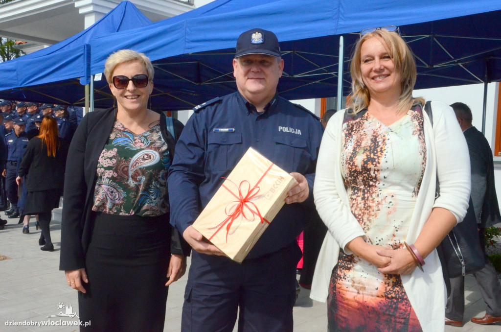 Uroczyste otwarcie posterunku policji w Brześciu Kuj.