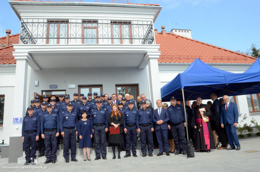 Uroczyste otwarcie posterunku policji w Brześciu Kuj.