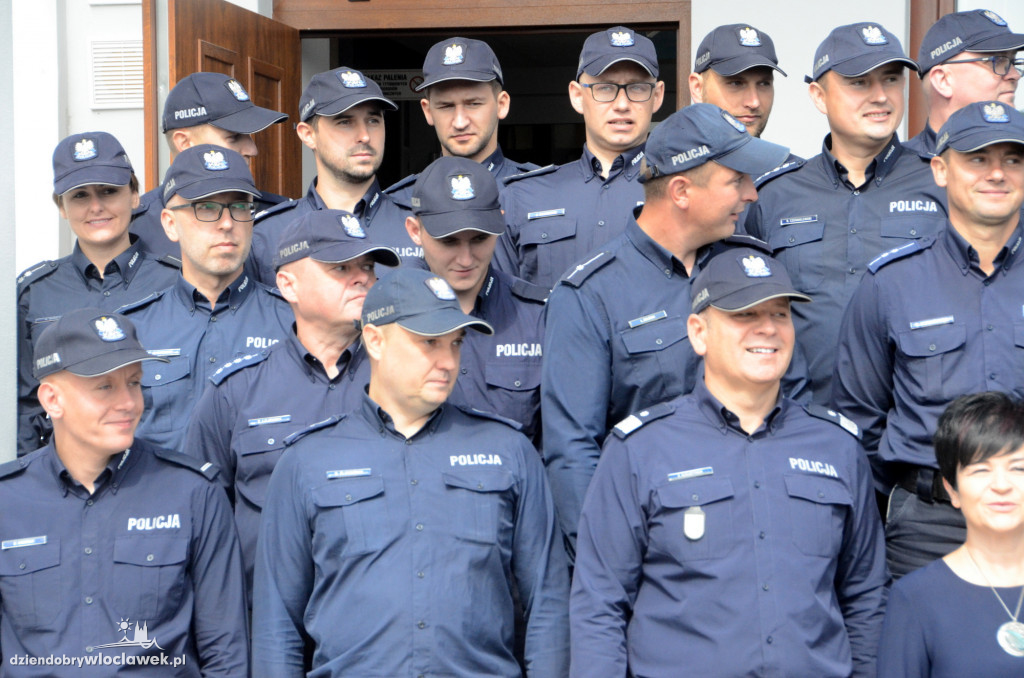 Uroczyste otwarcie posterunku policji w Brześciu Kuj.