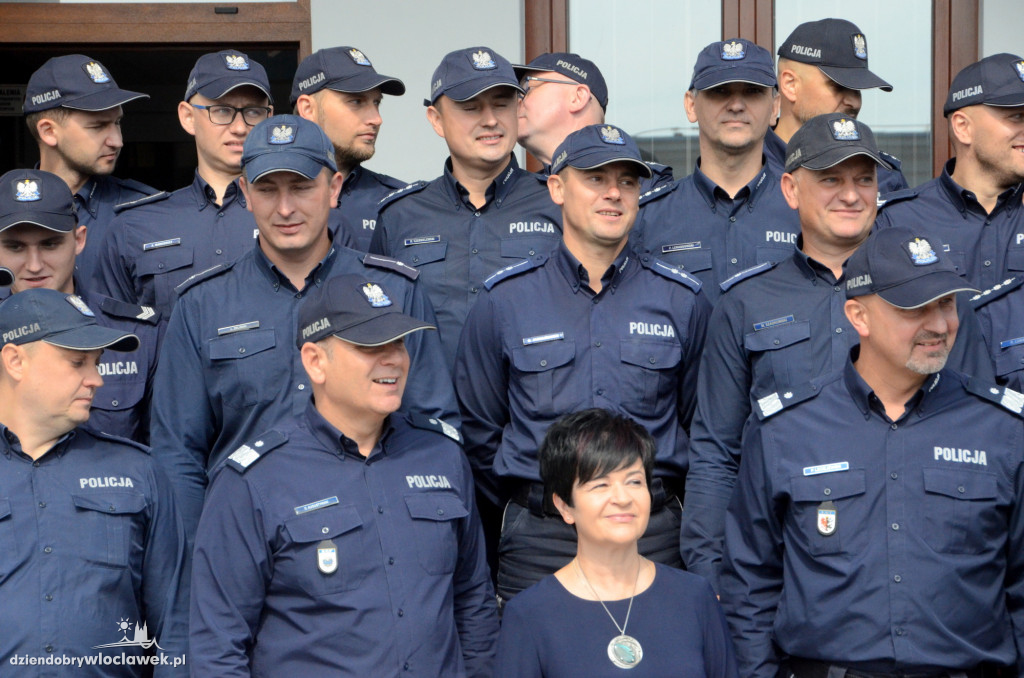 Uroczyste otwarcie posterunku policji w Brześciu Kuj.