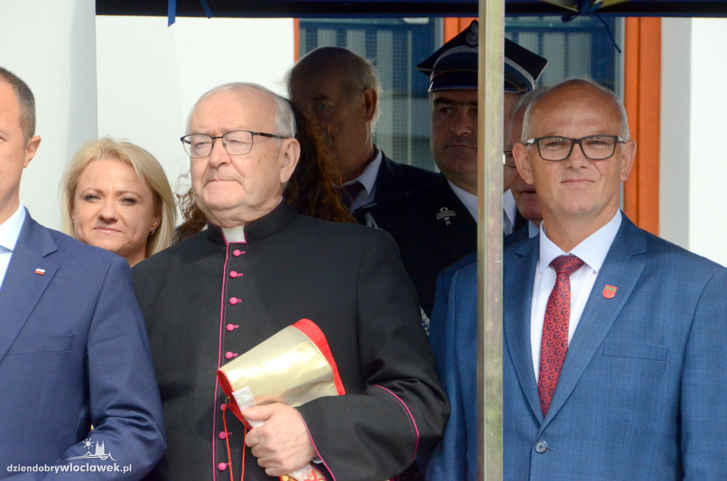 Uroczyste otwarcie posterunku policji w Brześciu Kuj.