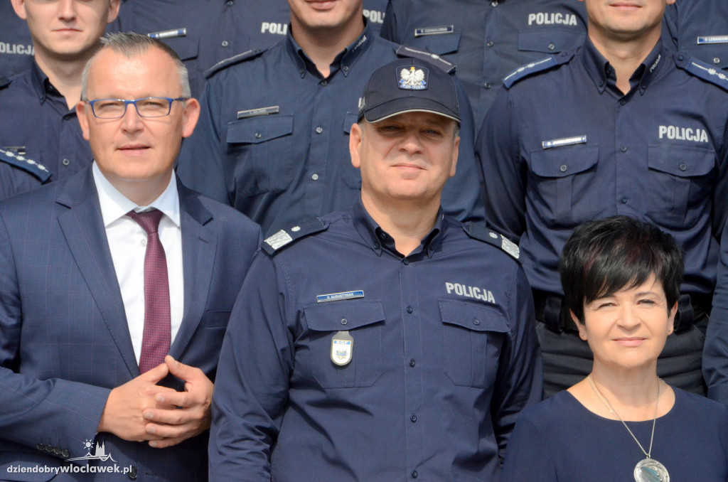 Uroczyste otwarcie posterunku policji w Brześciu Kuj.