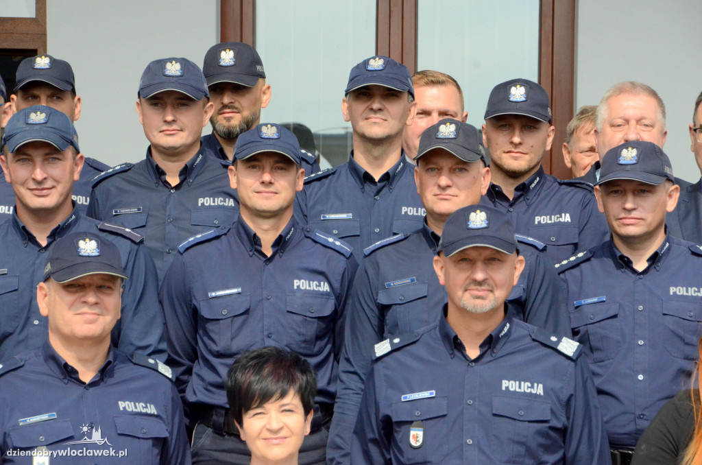 Uroczyste otwarcie posterunku policji w Brześciu Kuj.
