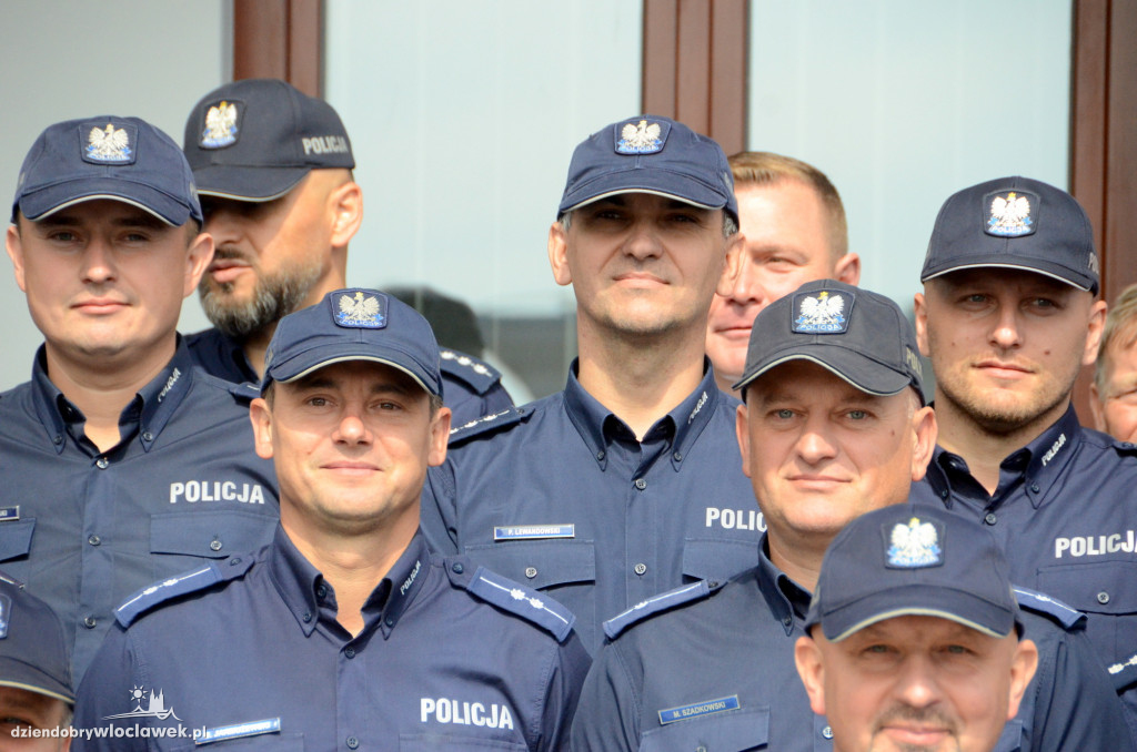 Uroczyste otwarcie posterunku policji w Brześciu Kuj.