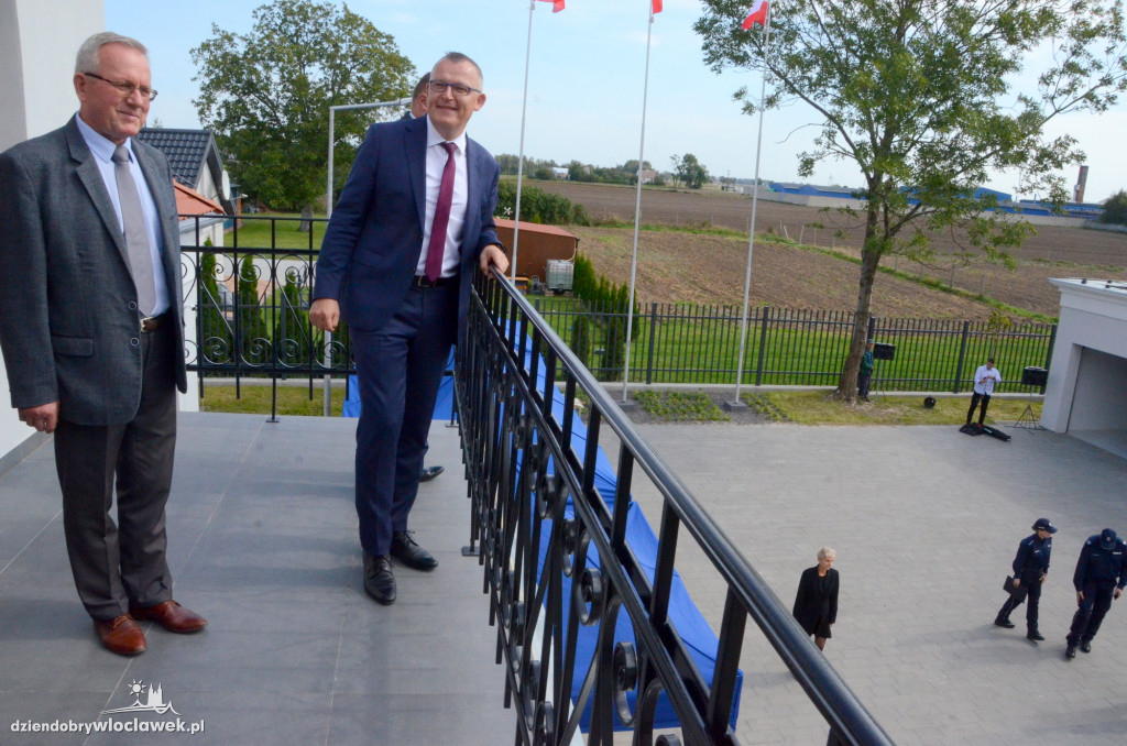 Uroczyste otwarcie posterunku policji w Brześciu Kuj.