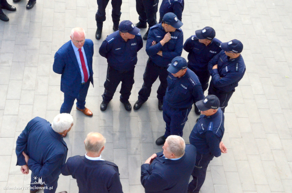 Uroczyste otwarcie posterunku policji w Brześciu Kuj.