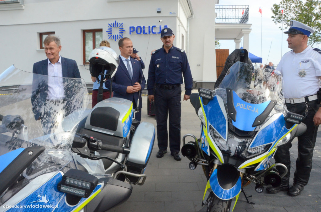 Uroczyste otwarcie posterunku policji w Brześciu Kuj.