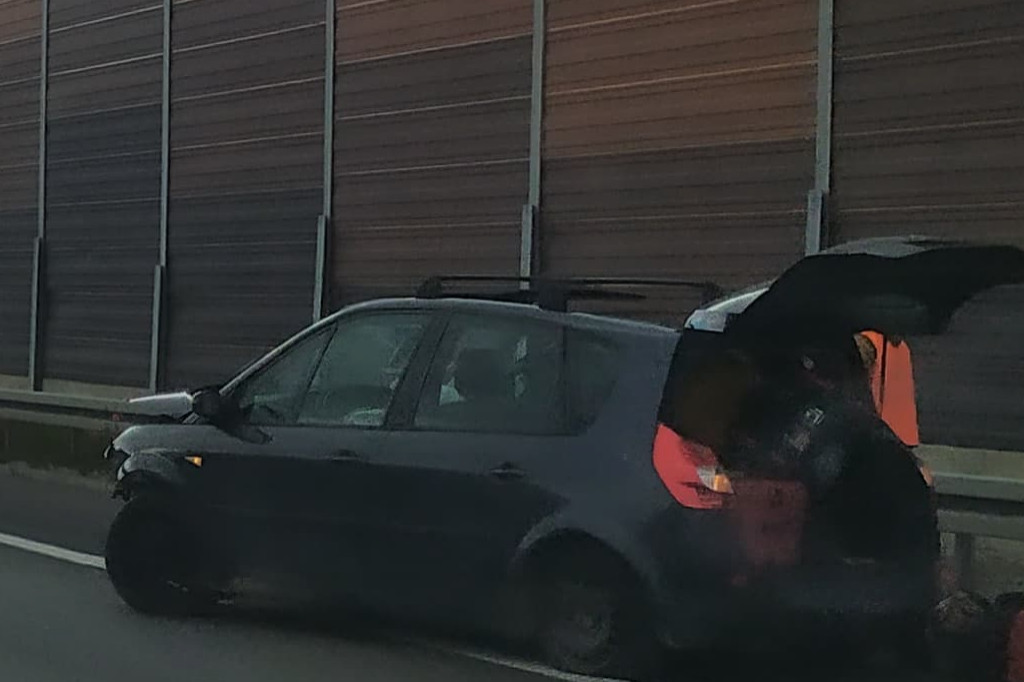 Niebezpiecznie na autostradzie pod Włocławkiem