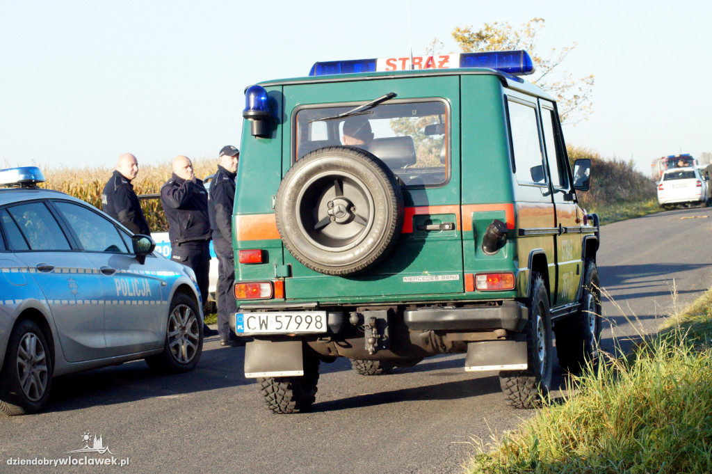 Wyciek z ropociągu w gm. Chodecz