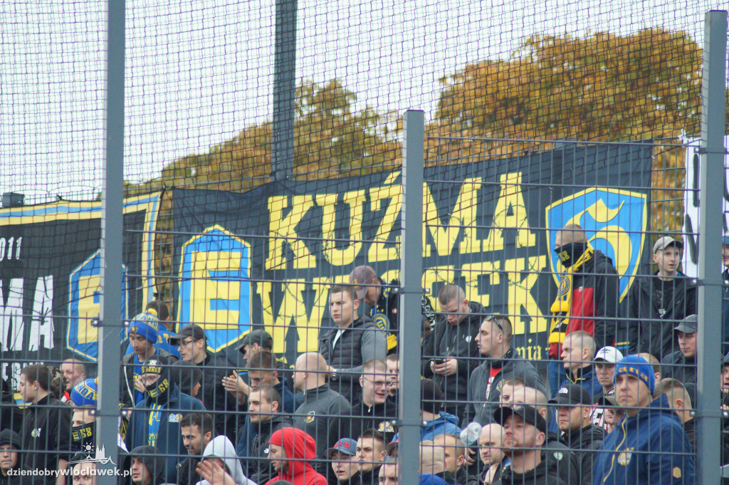 Kibice na meczu Włocłavia vs Elana