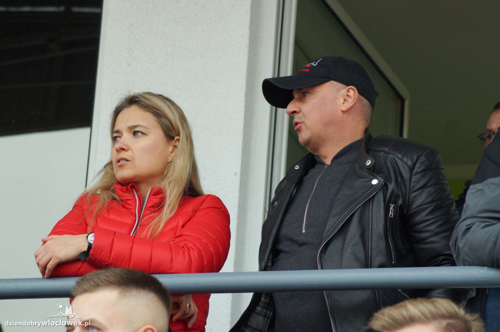 Kibice na meczu Włocłavia vs Elana
