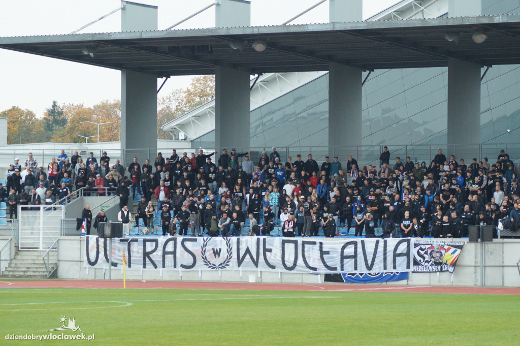 Kibice na meczu Włocłavia vs Elana