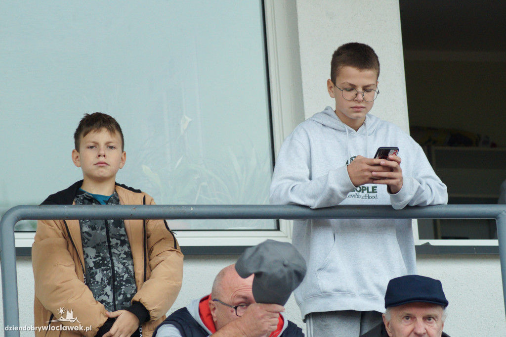 Kibice na meczu Włocłavia vs Elana