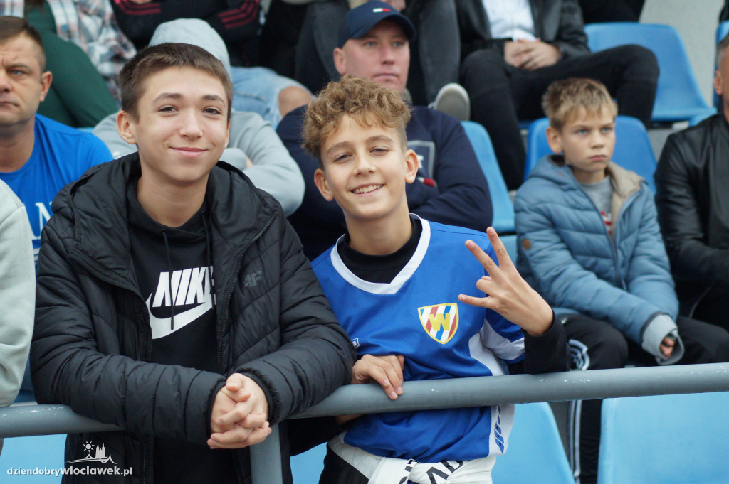 Kibice na meczu Włocłavia vs Elana