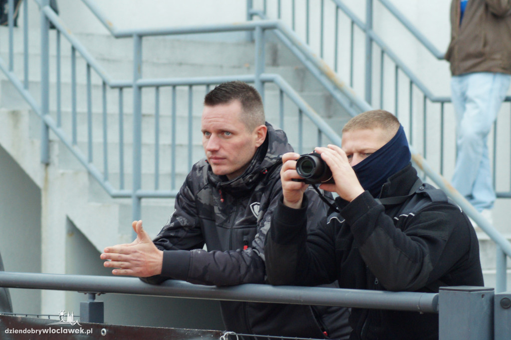 Kibice na meczu Włocłavia vs Elana