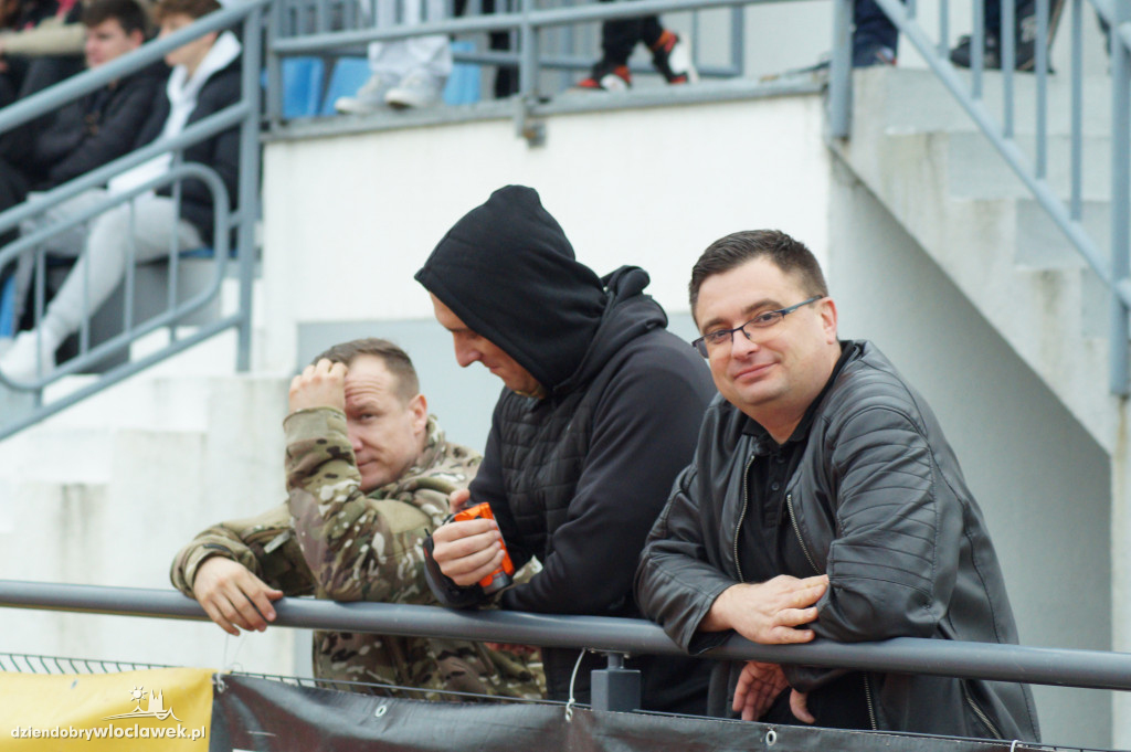Kibice na meczu Włocłavia vs Elana