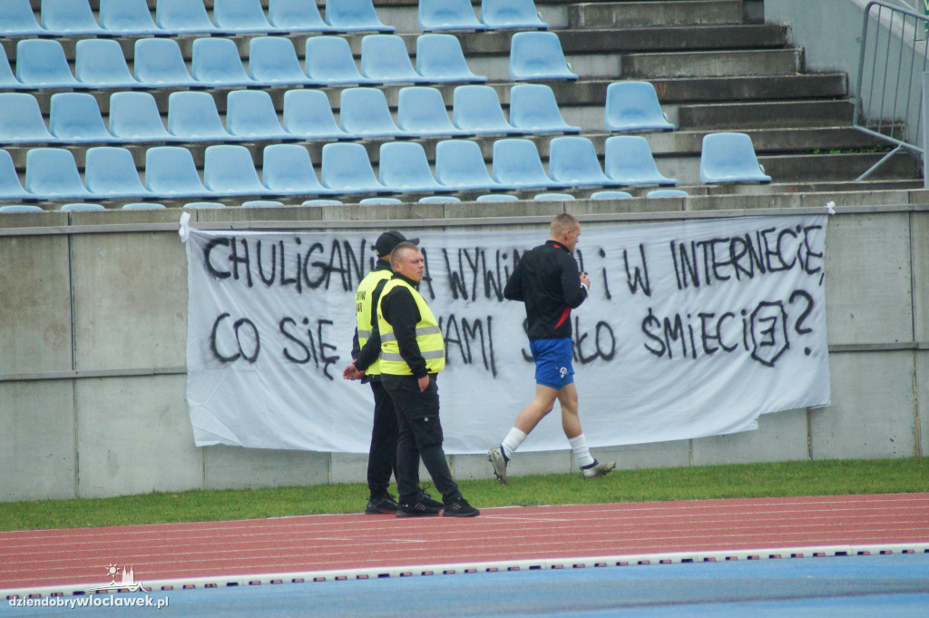 Kibice na meczu Włocłavia vs Elana
