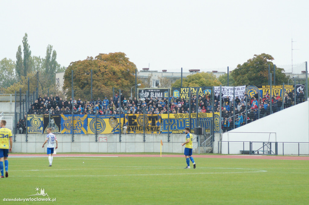 Kibice na meczu Włocłavia vs Elana