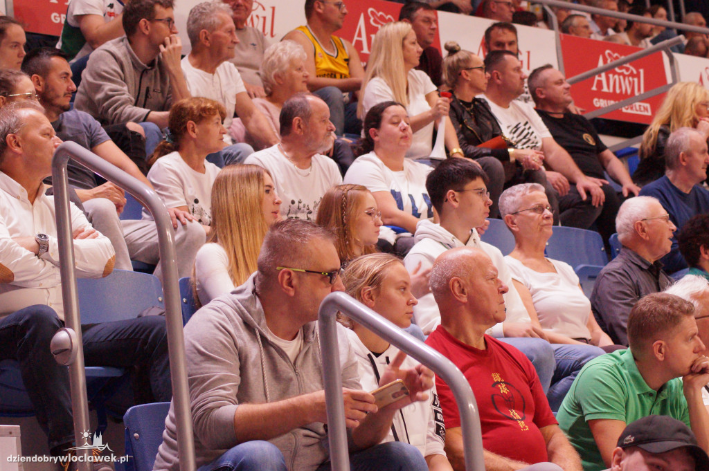 Kibice na meczu Anwil Włocławek PGE Spójnia Stargard