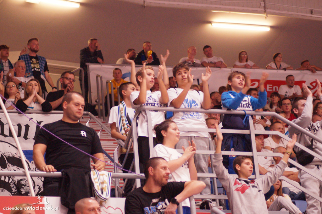 Kibice na meczu Anwil Włocławek PGE Spójnia Stargard