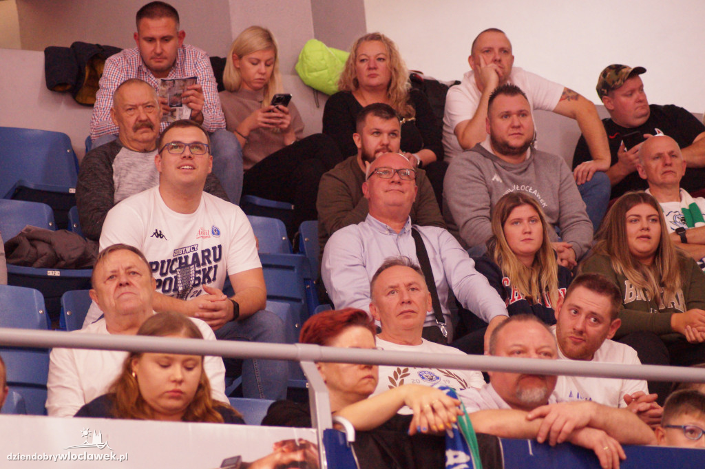 Kibice na meczu Anwil Włocławek PGE Spójnia Stargard