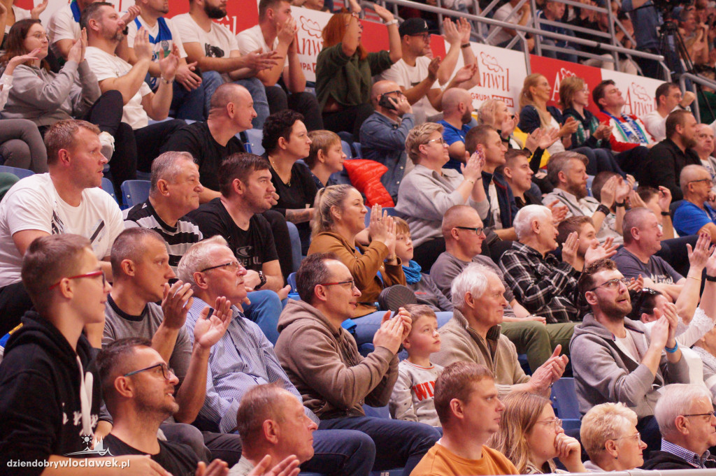 Kibice na meczu Anwil Włocławek PGE Spójnia Stargard