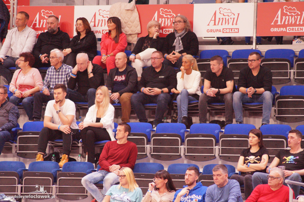 Kibice na meczu Anwil Włocławek PGE Spójnia Stargard