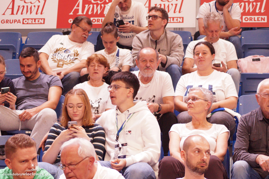 Kibice na meczu Anwil Włocławek PGE Spójnia Stargard