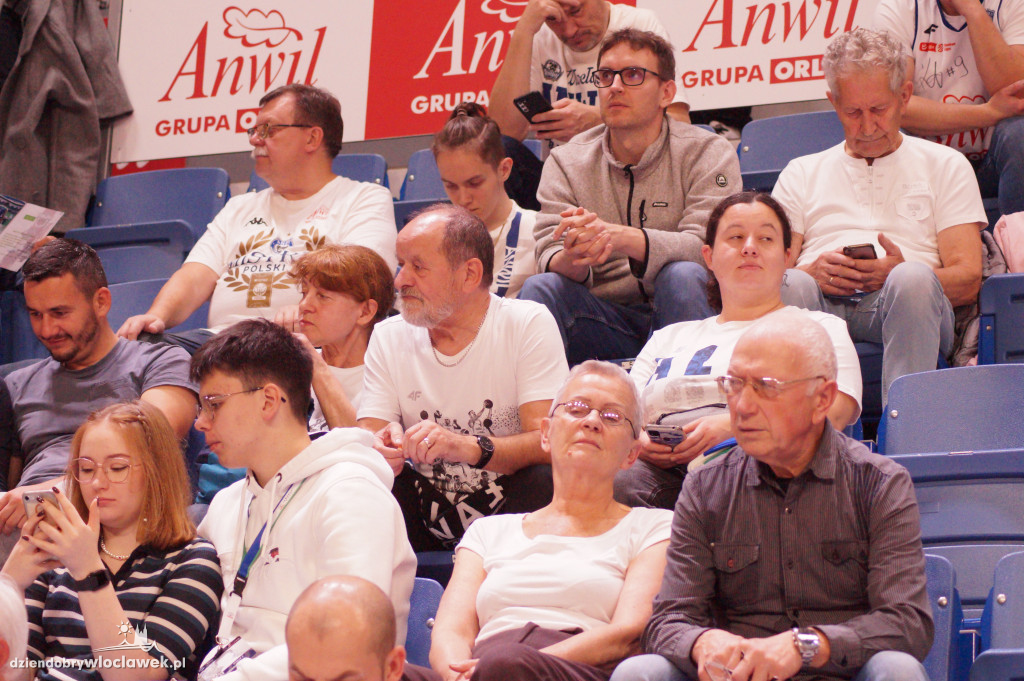 Kibice na meczu Anwil Włocławek PGE Spójnia Stargard