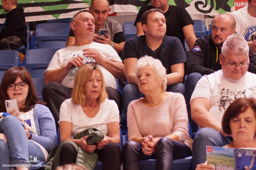 Kibice na meczu Anwil Włocławek PGE Spójnia Stargard