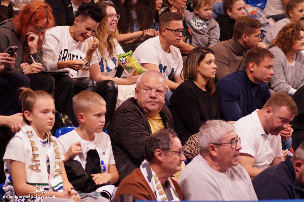 Kibice na meczu Anwil Włocławek PGE Spójnia Stargard